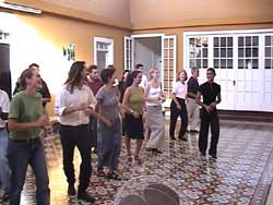 dancing salsa, meregue, cumbia