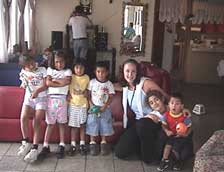 volunteering at a daycare center