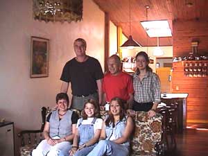 costa rican family in our homestay program
